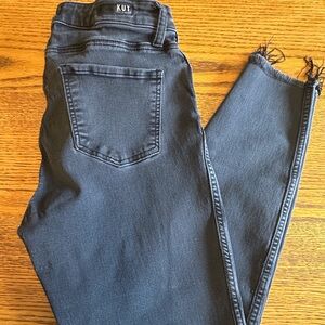 Kut from the Kloth Black/Charcoal Skinny Jeans